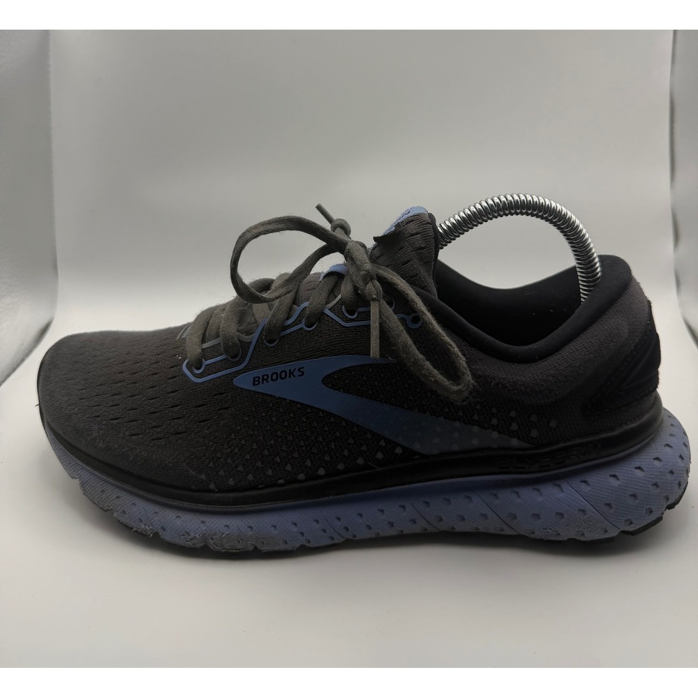 Brooks Glycerin 18 Running Shoes Women 9 Grey Blue Fair DNA LOFT 1203171B050